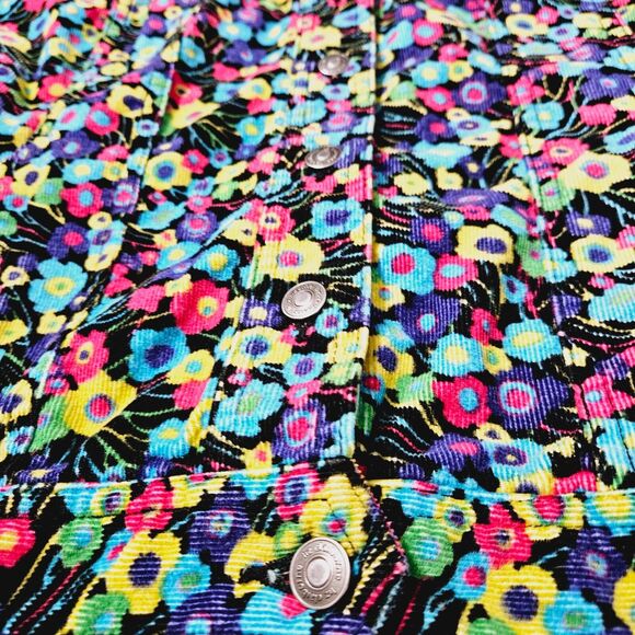 Liz Claiborne Womens Jacket Multi-Color Size XL 100% Cotton Button Close Pockets - Picture 12 of 14